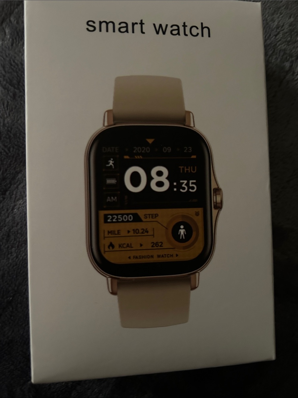 Smartwatch with Silicone Band